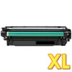 Cartouche Toner HP 504X (CE250X) pour CM3530, CP3525