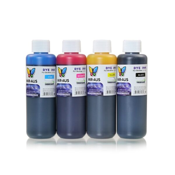 SPECIAL DYE INK BROTHER LC123 K/C/M/Y IN BTL 500GR