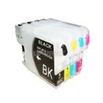 Cartouche d'encre Rechargable BROTHER LC 1100 980 DCP-J125 J315W J515W