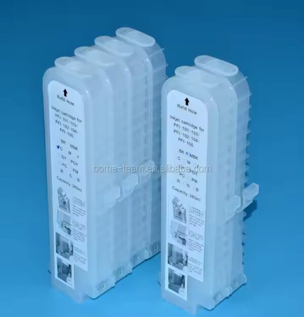 Cartouche Rechargable CANON IPF770/PFI-107 MBK 260ML