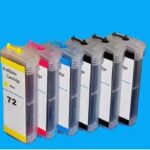 Cartouche Rechargeable HP 610 T1100 2300 HP 72 6 Couleur 300 ML