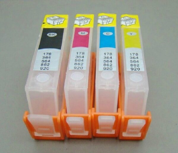 Cartouche Rechargeable HP 920XL CD975AE 972AE 973AE 974AE K/C/M/Y avec Puce