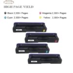 Cartouche Toner RICOH pour SP C250  (K/C/M/Y 2,3K)