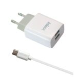 Chargeur 2 Ports INKAX 2.4A - Micro-usb