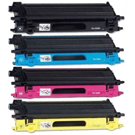 Toner cartridge BROTHER TN135 Pour DCP-9040CN 9042CDN (C/M/Y/K)