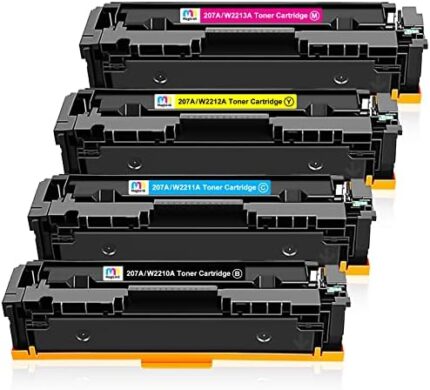 Toner cartridge HP W2211A 207A Pour M255 M283 B/C/M/Y Avec Puce