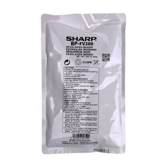 Developper Sharp BP-FV200 Pour BP-20M31 20M28 20M24 20M22 Compatible Developper Sharp BP-FV200 Pour BP-20M31 20M28 20M24 20M22 Compatible