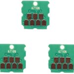 Puce de la boîte d’entretien d’encre EPSON T6716 Pour WorkForce Pro WF-C5210