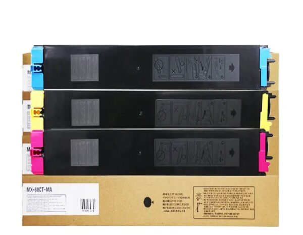 Toner cartridge SHARP MX61FT Pour MX-3050 3060 3070 3550 CYAN | MG | YELL