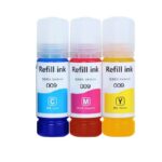 Bouteille d'encre Pour EPSON 009  EcoTank  ET-2700 2750 3700 3750 C/M/Y (70ML)