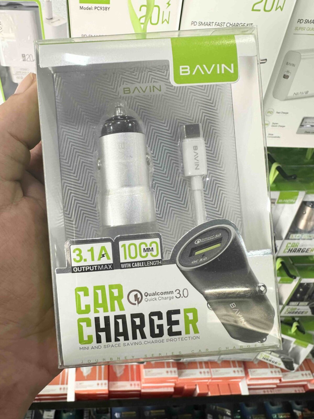Car Charger QC 3.0, Type-C cable – Image 2