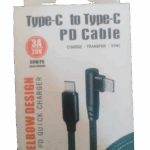 Cable Type-C to type-C coude 3A/20V 60W PD
