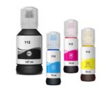 Encre Pigment EPSON ECOTRANK 112 K/C/M/Y