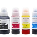 Encre Pigment EPSON 001 EcoTank L6170 L6160  K/C/M/Y